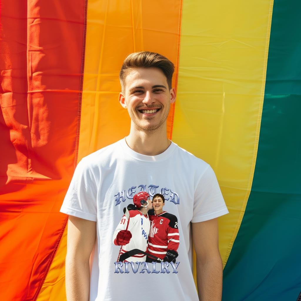 Heated Rivalry Fan Inspired T-Shirt | Hockey Rivals Graphic Tee | Romance Reader Shirt