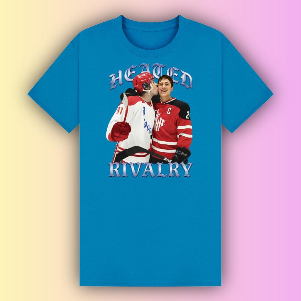 Heated Rivalry Fan Inspired T-Shirt | Hockey Rivals Graphic Tee | Romance Reader Shirt