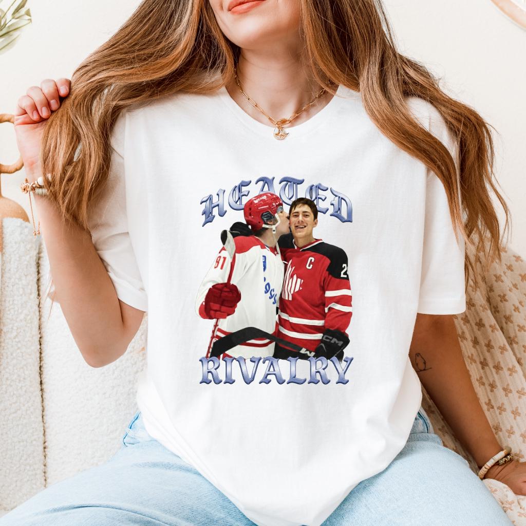 Heated Rivalry Fan Inspired T-Shirt | Hockey Rivals Graphic Tee | Romance Reader Shirt