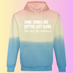 Funny Introvert Tie Dye Hoodie – Sarcastic Statement Print