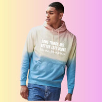 Funny Introvert Tie Dye Hoodie – Sarcastic Statement Print