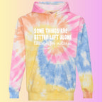 Funny Introvert Tie Dye Hoodie – Sarcastic Statement Print