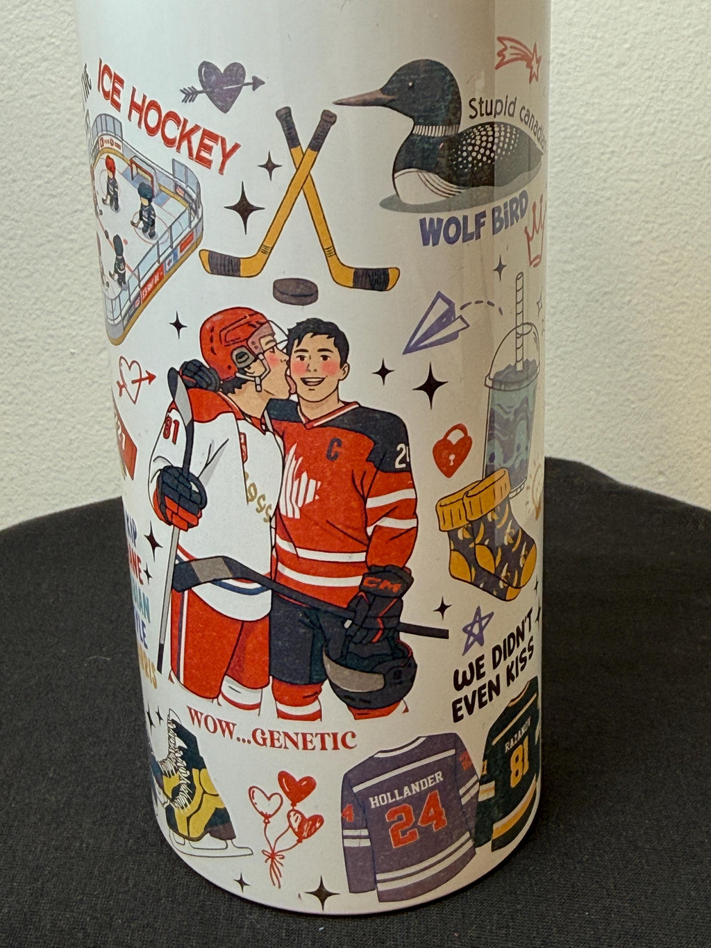 Heated Rivalry Water Bottle | 650ml Aluminium Bookish Bottle | Hockey Romance Gift