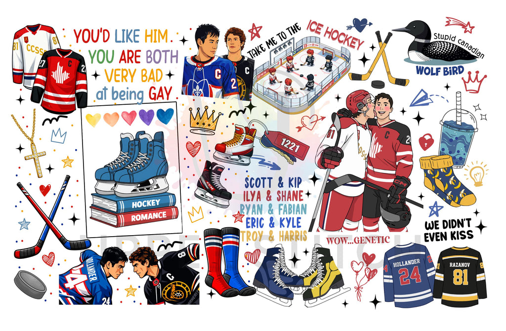 Heated Rivalry Water Bottle | 650ml Aluminium Bookish Bottle | Hockey Romance Gift