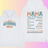 Motherhood Tour Hoodie – Mama's Task List, Mother's Day Gift