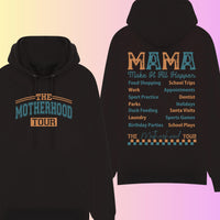 Motherhood Tour Hoodie – Mama's Task List, Mother's Day Gift