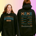 Motherhood Tour Hoodie – Mama's Task List, Mother's Day Gift