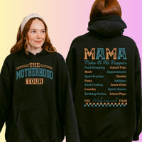 Motherhood Tour Hoodie – Mama's Task List, Mother's Day Gift