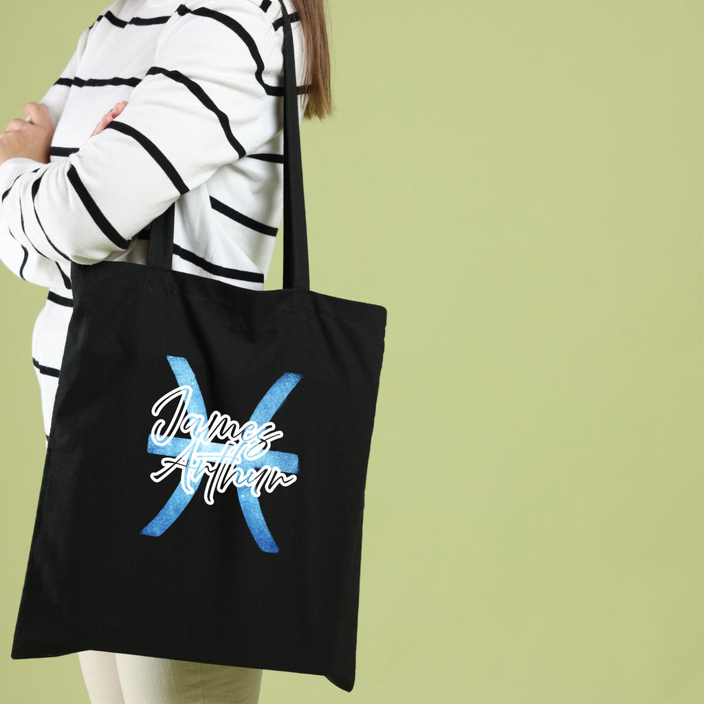James Arthur Pisces Tour Black Tote Bag | Unofficial Fan Merch
