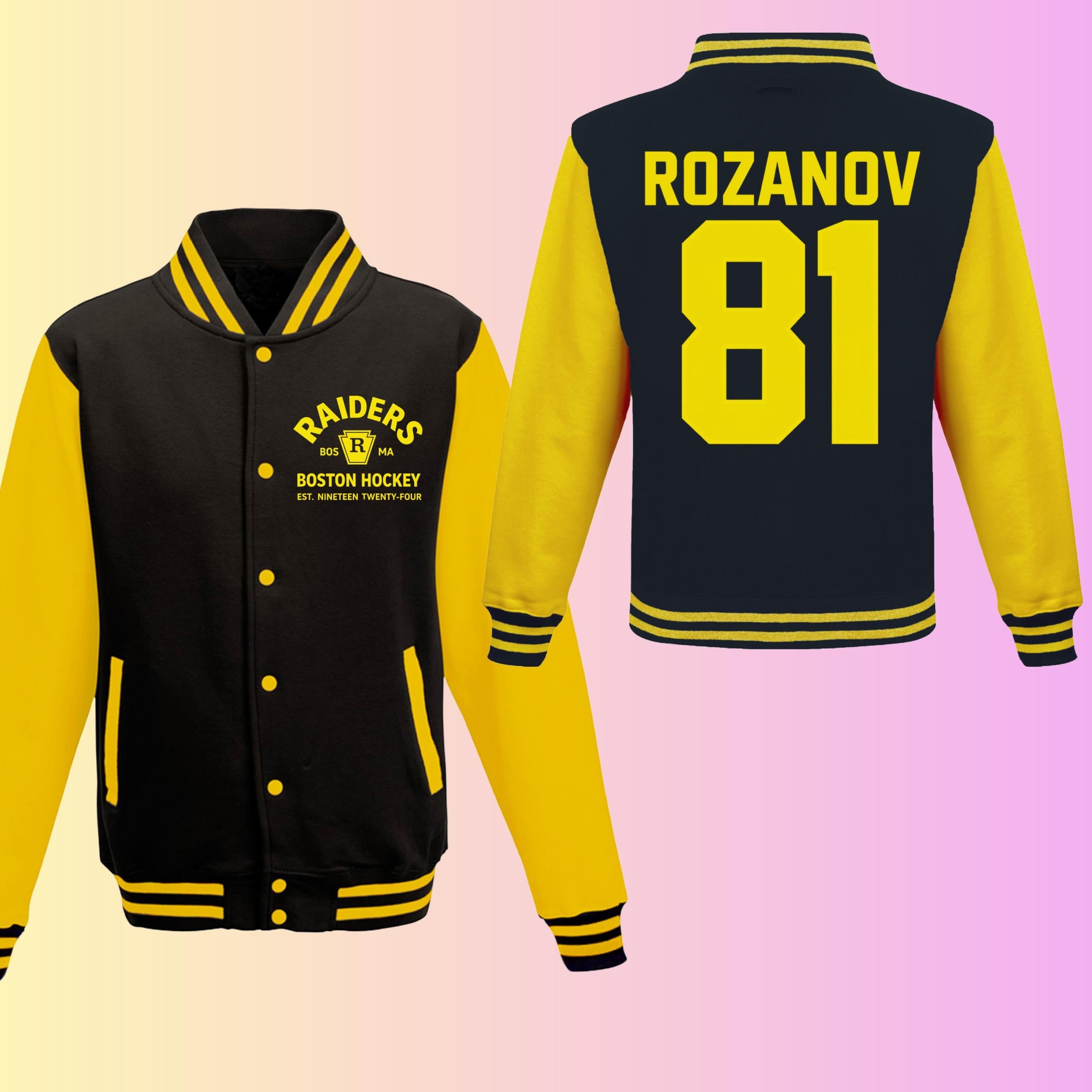 Varsity Jacket Heated Rivalry | Ice Hockey Style Jacket | Rozanov or Hollander