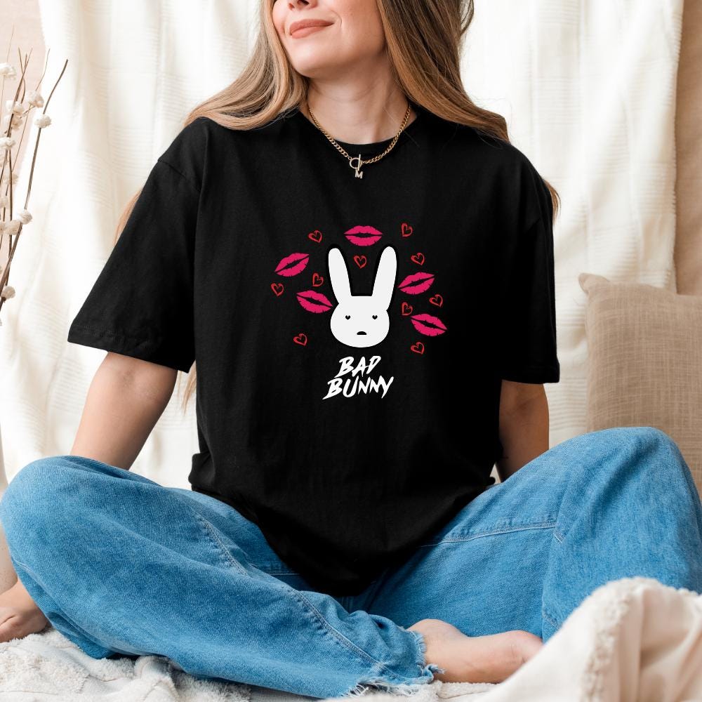Bad Bunny Graphic Tee – Reggaeton Music Fan Unisex Shirt
