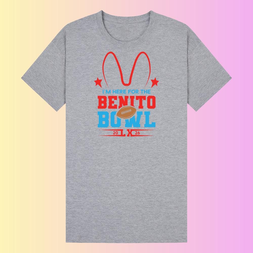Benito Bowl LX T-Shirt – Bad Bunny Super Bowl Fan Tee