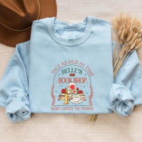 Belle's Bookshop Sweatshirt – Fairytale Literary Crewneck, Plus Size