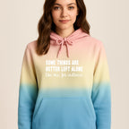 Funny Introvert Tie Dye Hoodie – Sarcastic Statement Print