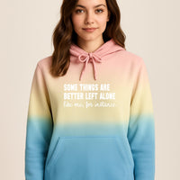 Funny Introvert Tie Dye Hoodie – Sarcastic Statement Print