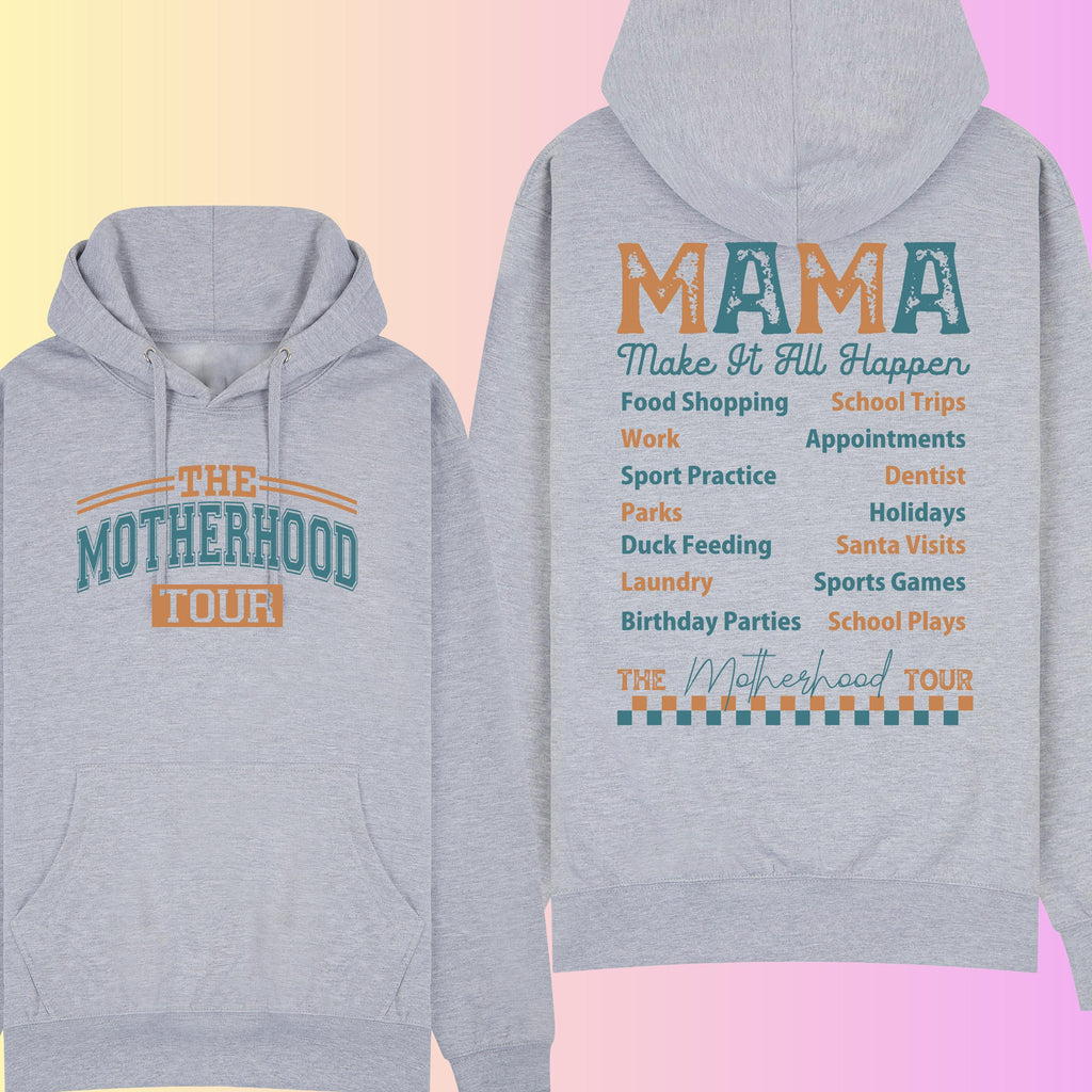 Motherhood Tour Hoodie – Mama's Task List, Mother's Day Gift
