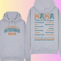 Motherhood Tour Hoodie – Mama's Task List, Mother's Day Gift