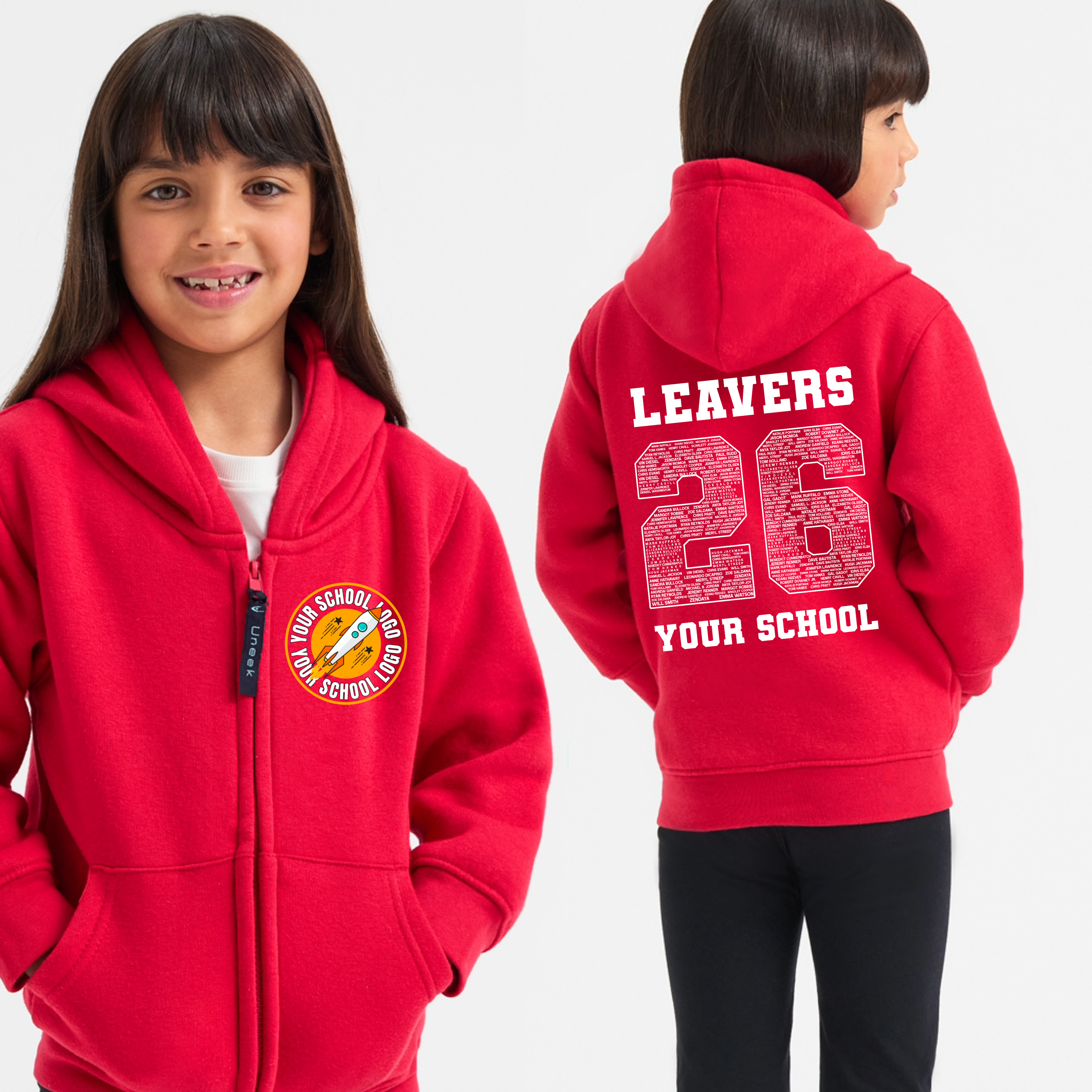 Classic Leavers Zip Hoodie