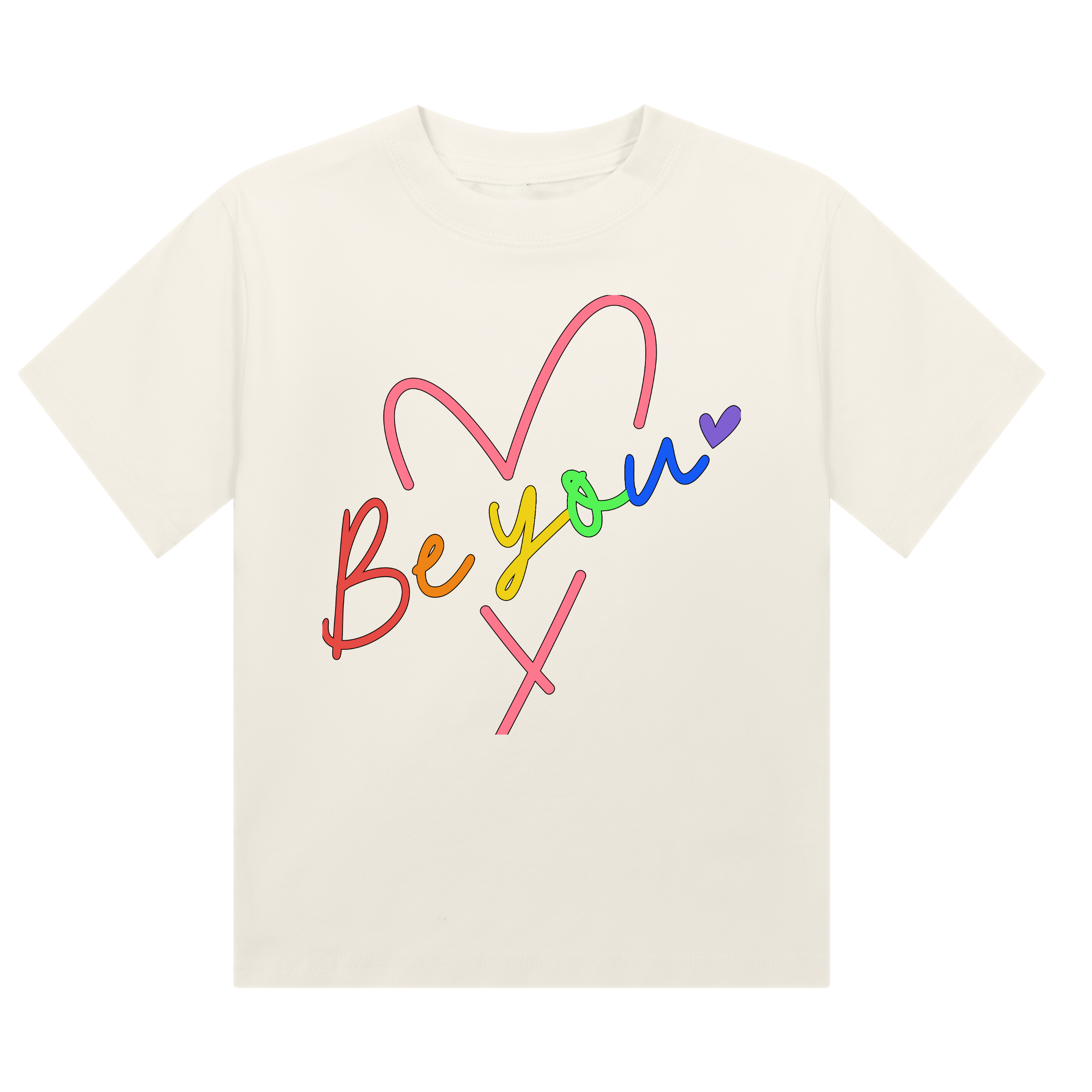 Rainbow Be You Cropped T-Shirt | Pride Wear | Sizes UK 4–28