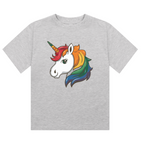 Rainbow Pride Unicorn Cropped T-Shirt | Pride Wear | Sizes UK 4–28