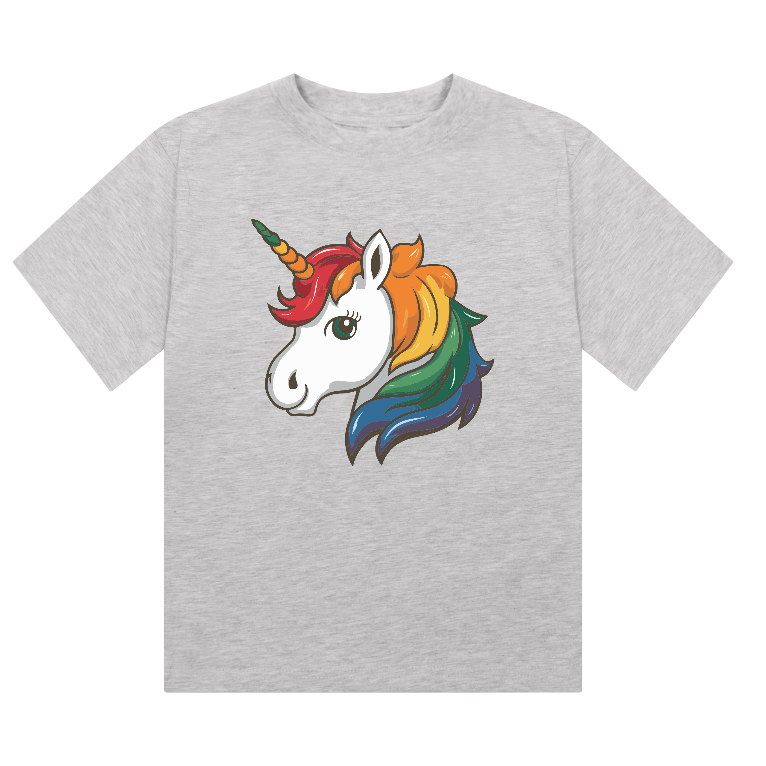 Rainbow Pride Unicorn Cropped T-Shirt | Pride Wear | Sizes UK 4–28