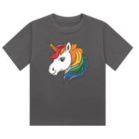 Rainbow Pride Unicorn Cropped T-Shirt | Pride Wear | Sizes UK 4–28